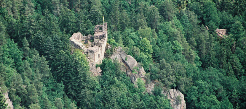 Burgruine Falkenstein Foto: Stadt Schramberg